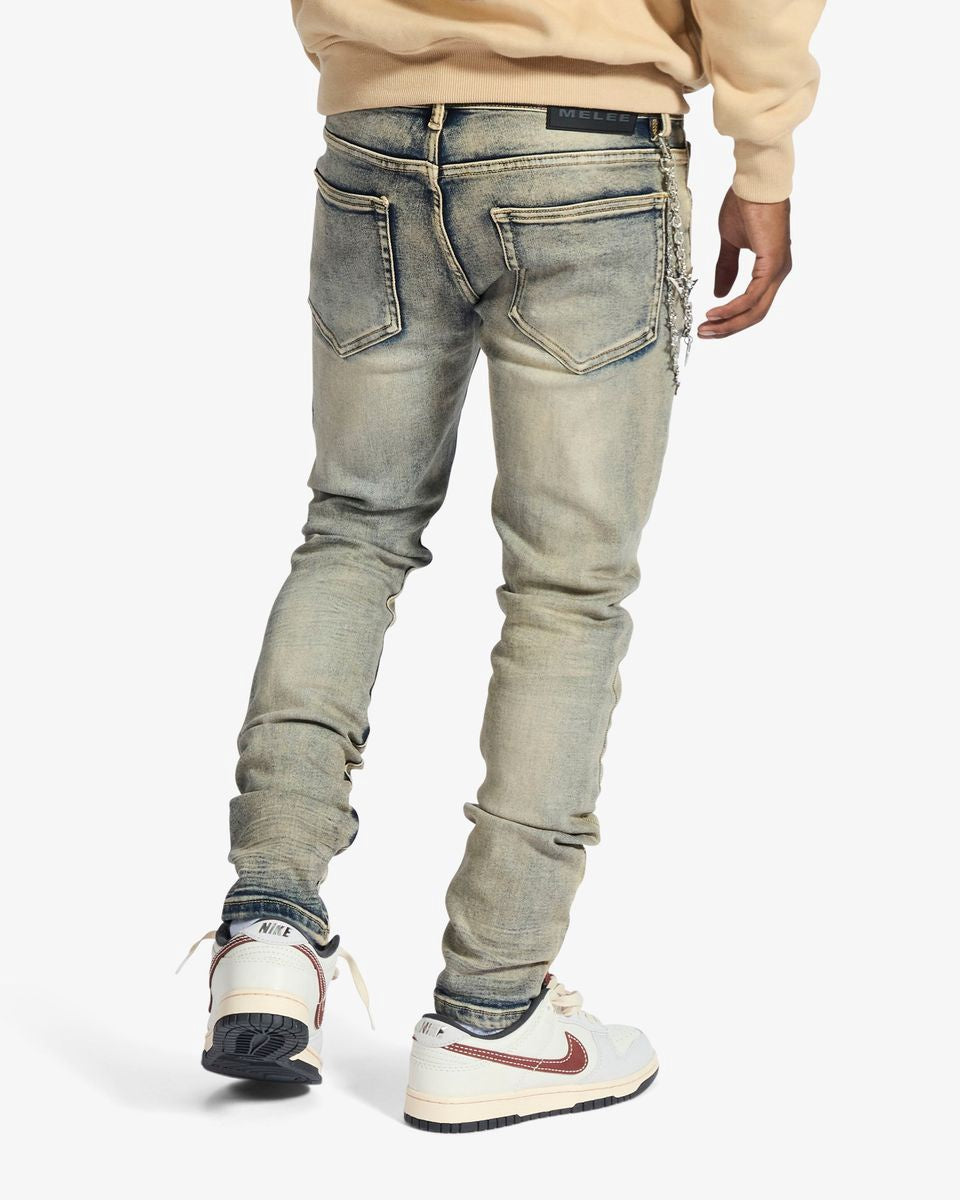 Melee ‘Saladin’ Skinny Jeans - Earth Wash