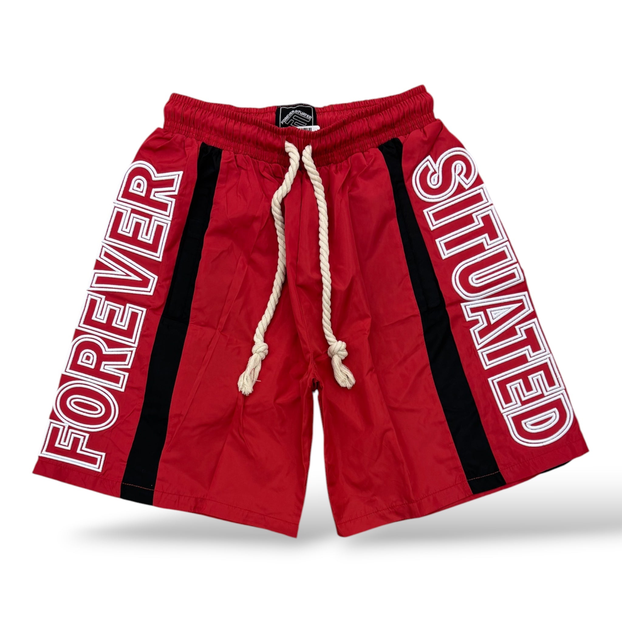 FS Track Shorts -Red