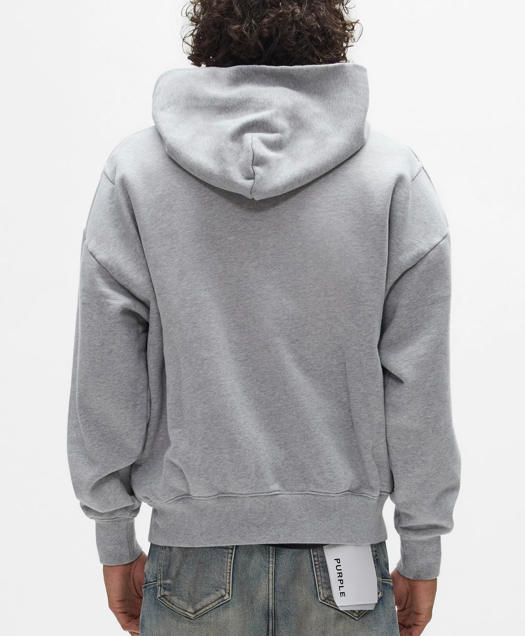 PURPLE BRAND 'Crystal Applique' Hoodie- Grey