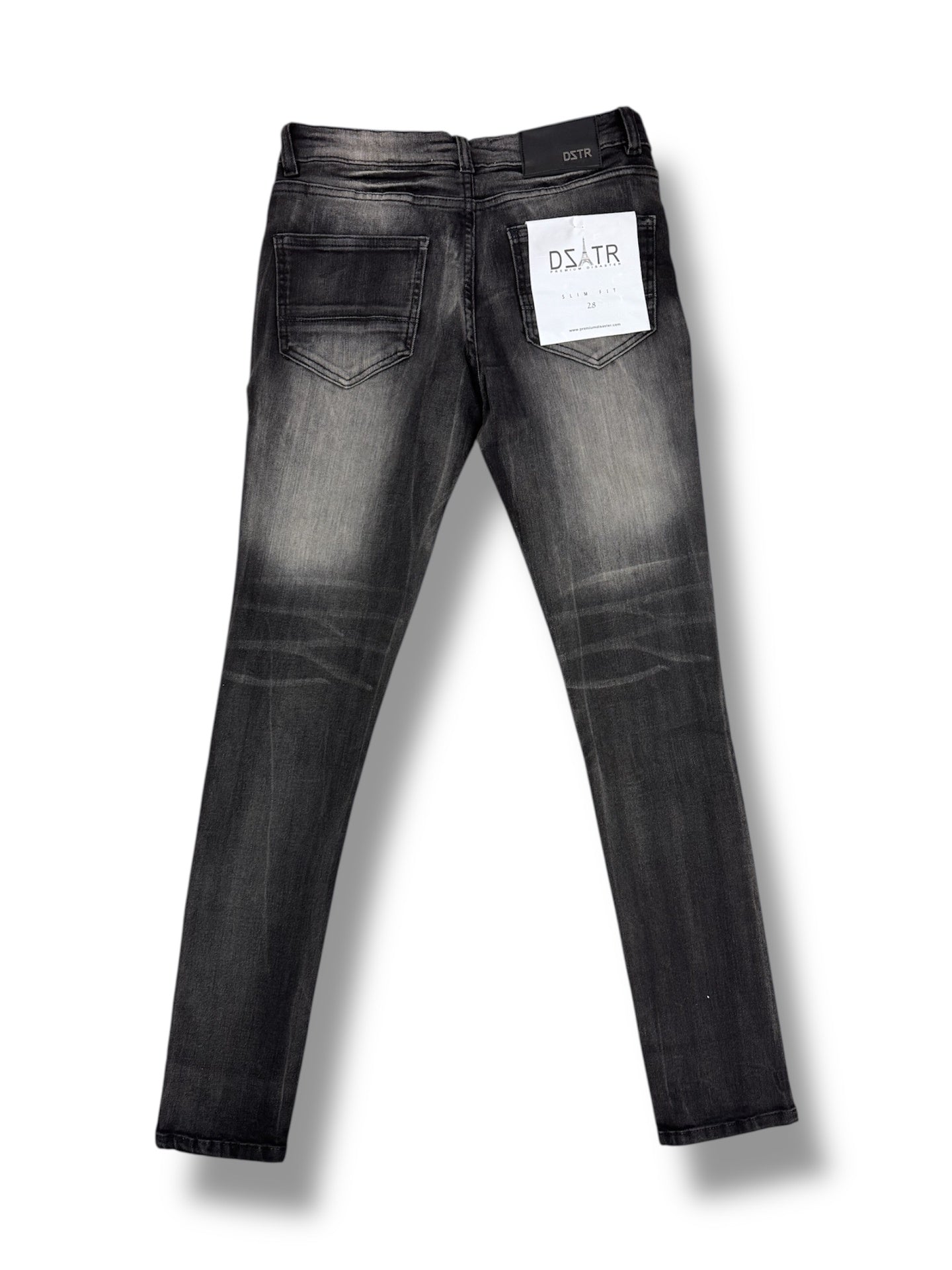 DZTR-413 BLK WASHED-SKINNY
