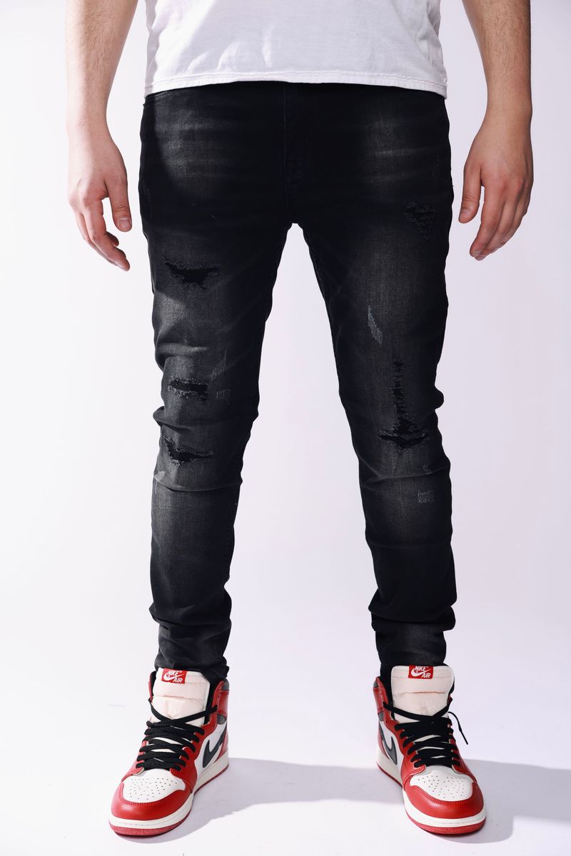 Pali Denim Skinny Jeans 021- Washed Blk