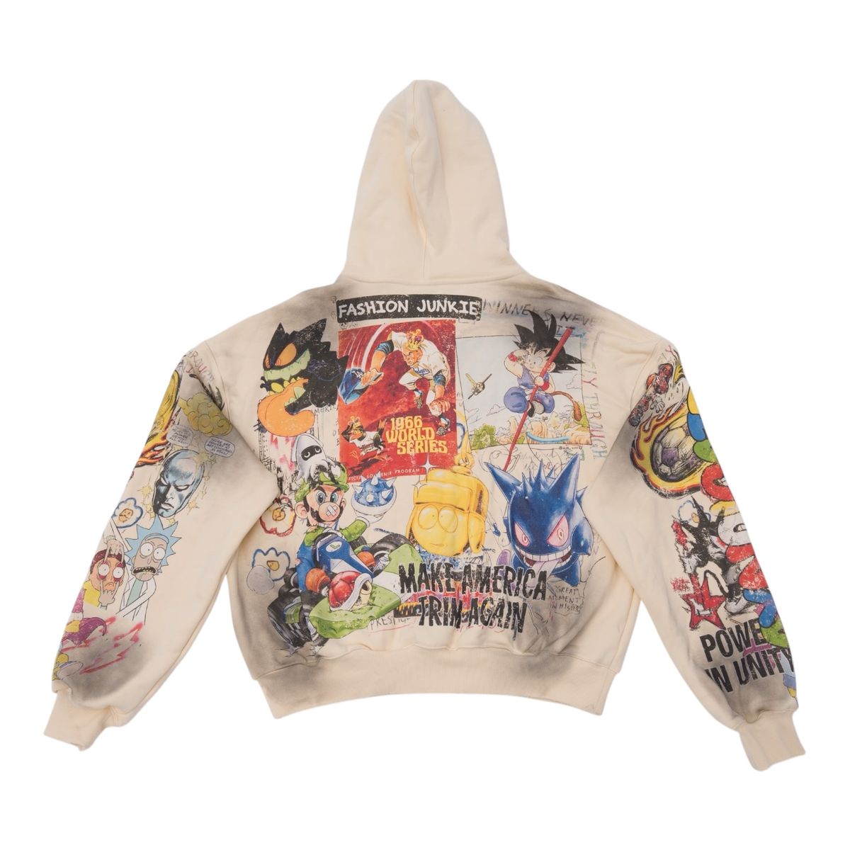 THE SYNDICATE UNITY ZIP UP HOODIE (BONE)
