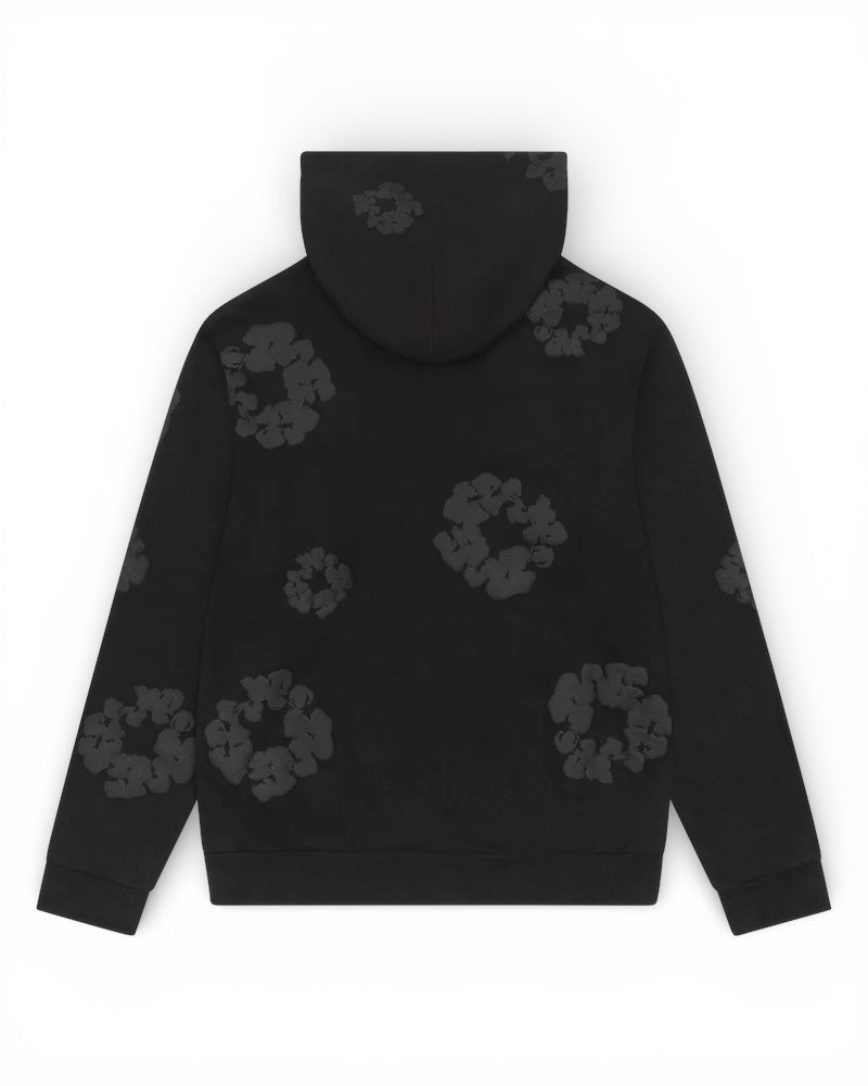 Denim Tears Mono Cotton Wreath Hoodie ‘Black’