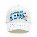 Cult X El Alfa Logo 5 Panel A Frame Trucker Hat 'Panther'- Winter White