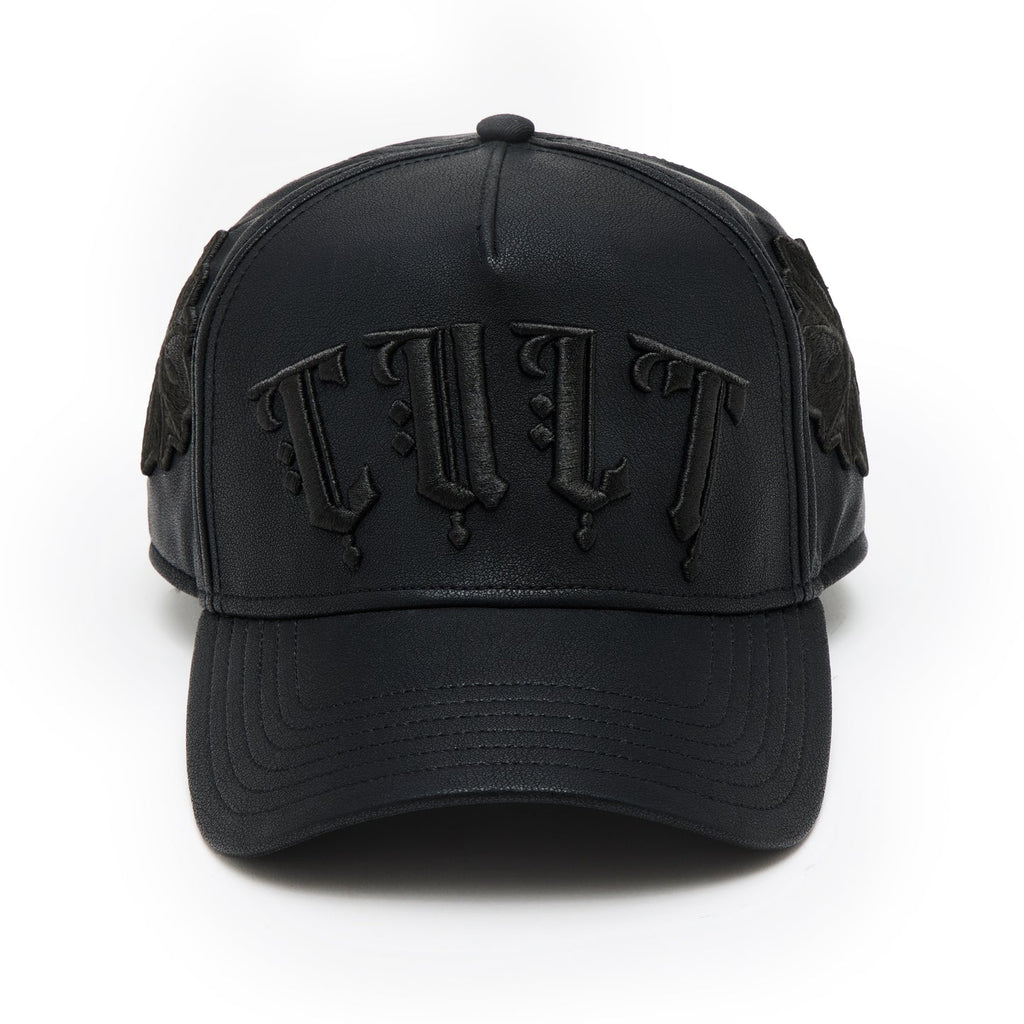 Cult X El Alfa Logo 5 Panel A Frame Trucker Hat 'Flower"- Blk