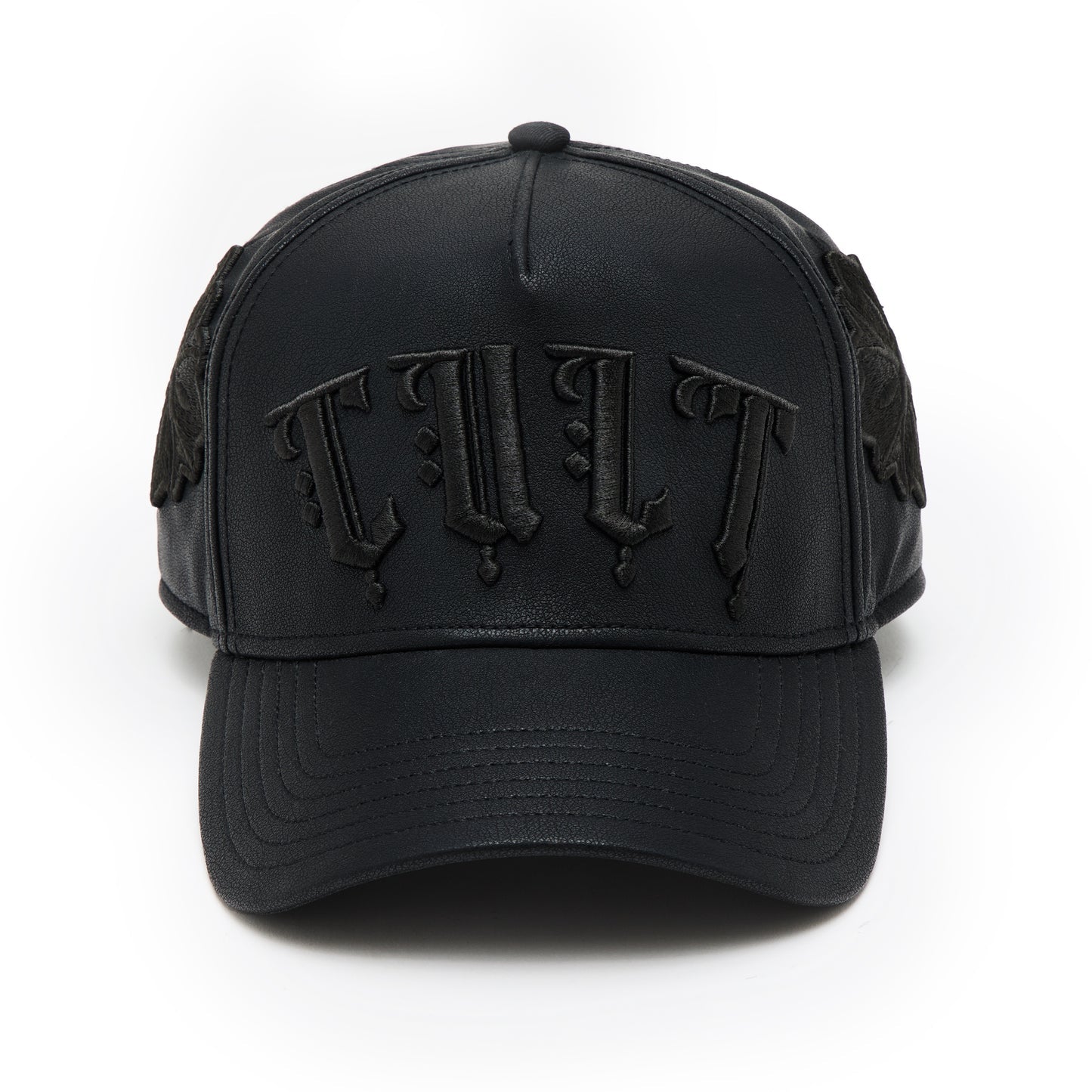 Cult X El Alfa Logo 5 Panel A Frame Trucker Hat 'Flower"- Blk
