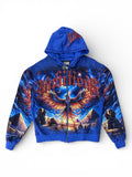 Stray full-zip hoodie ROYAL BLUE