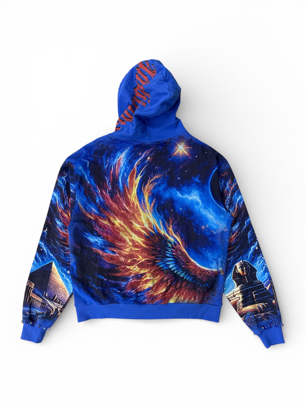 Stray full-zip hoodie ROYAL BLUE