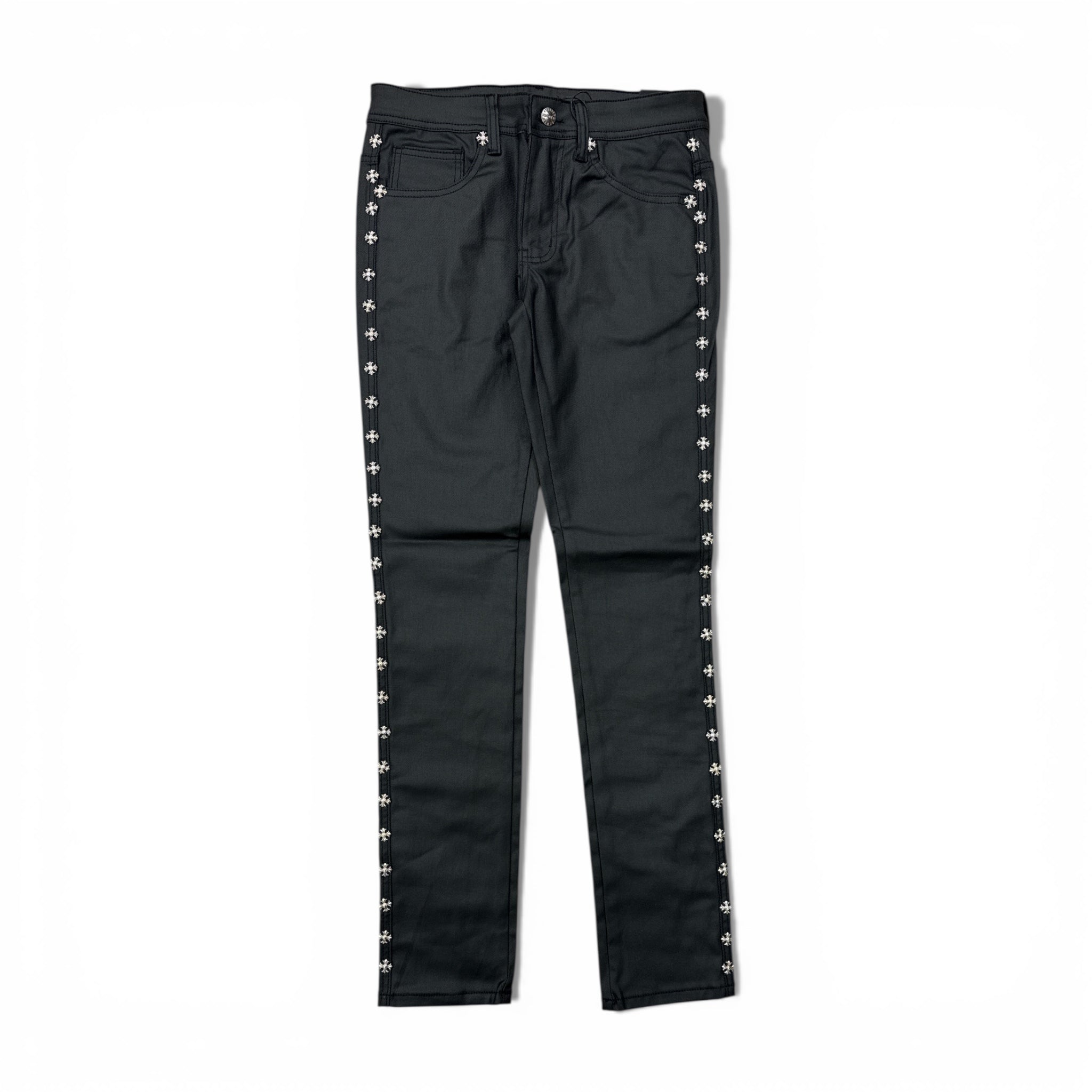 Kindred Premium Studded Skinny Jeans- Black