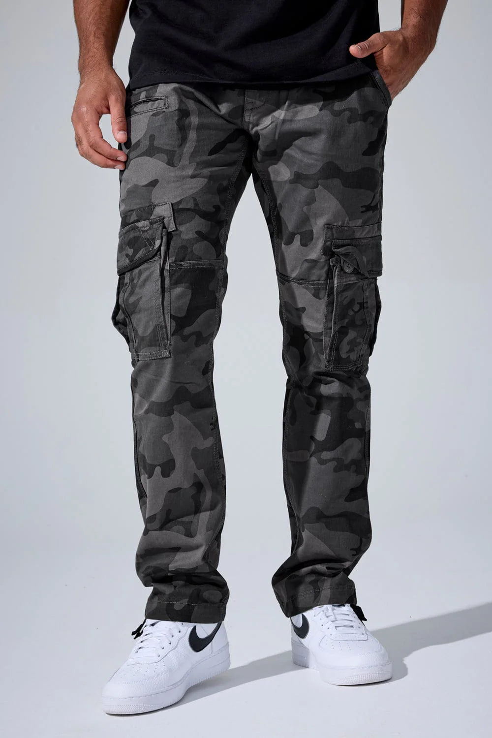 Jordan Craig OG Camo Cargo Pants- Black Camo