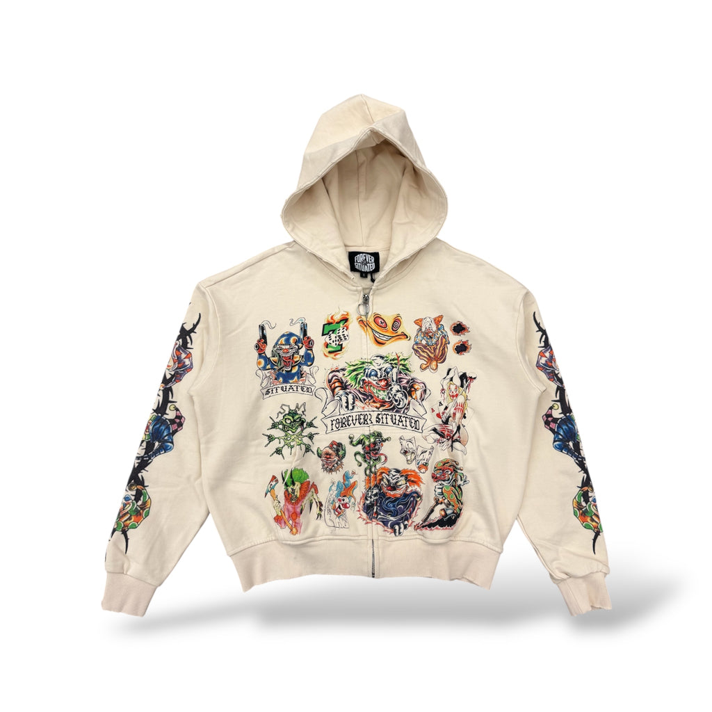 Forever Situated  Clown 7- Cream