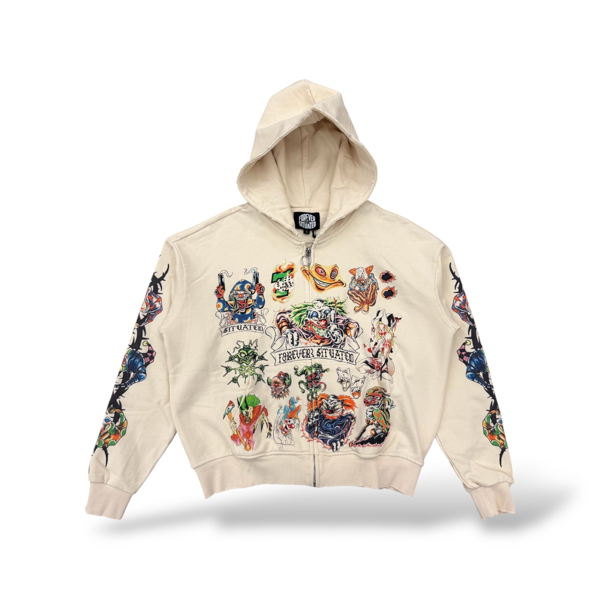 Forever Situated  Clown 7- Cream