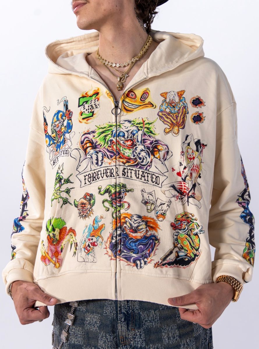 Forever Situated  Clown 7- Cream