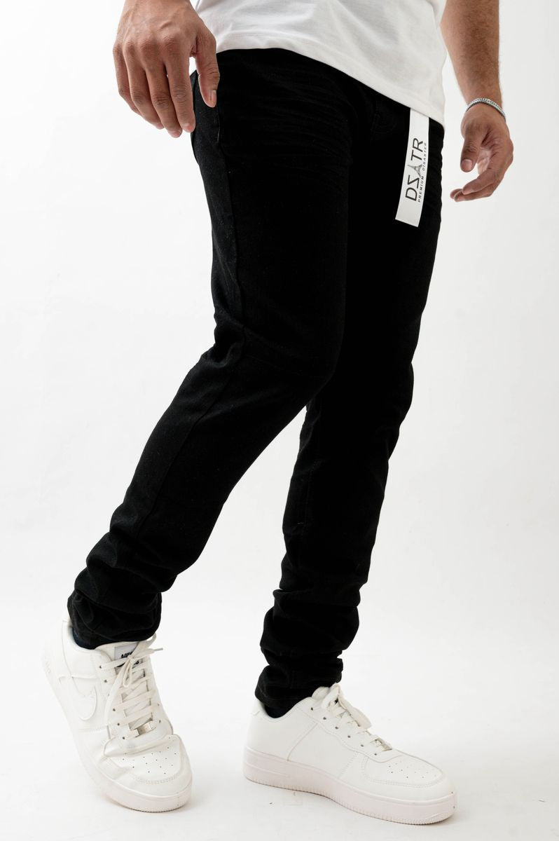 DZTR PDT-003 Classic Skinny Denim- Black