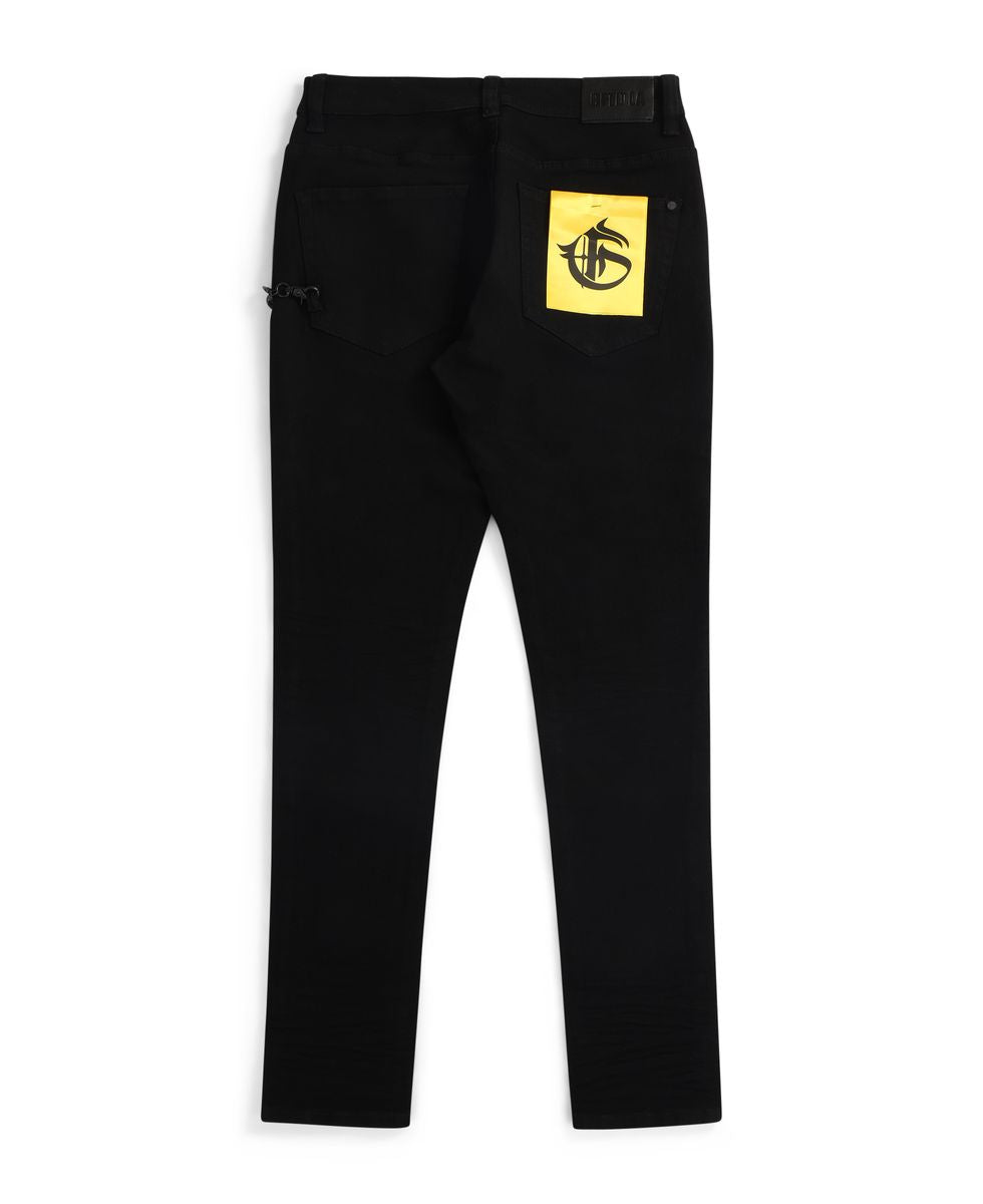 GFTD David Skinny Denim- Black