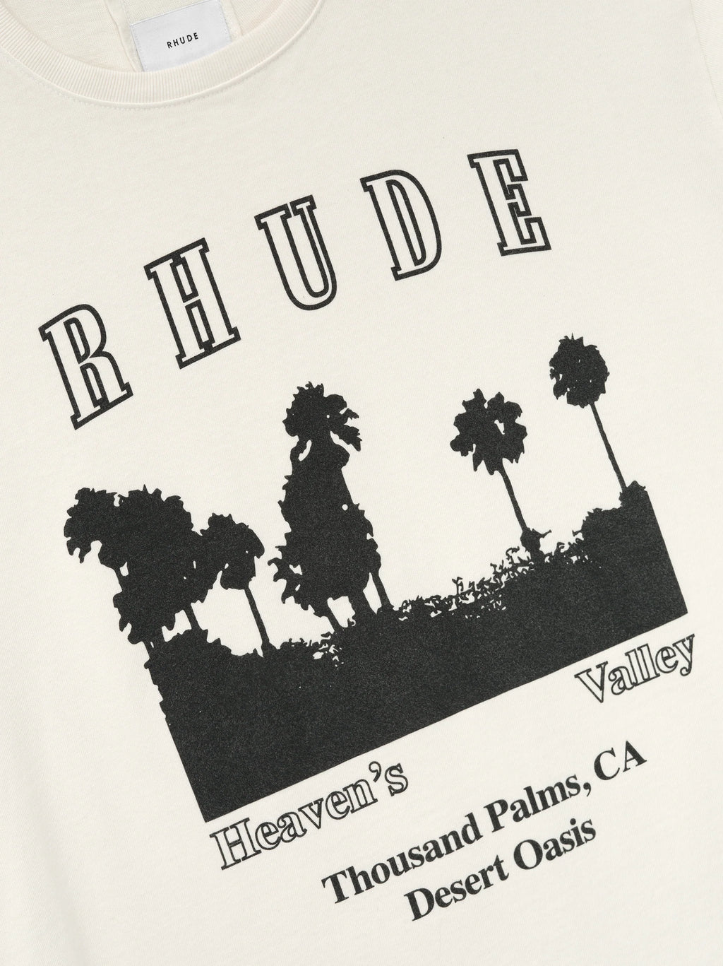 Rhude 'Thousand Palms' T-Shirt- White