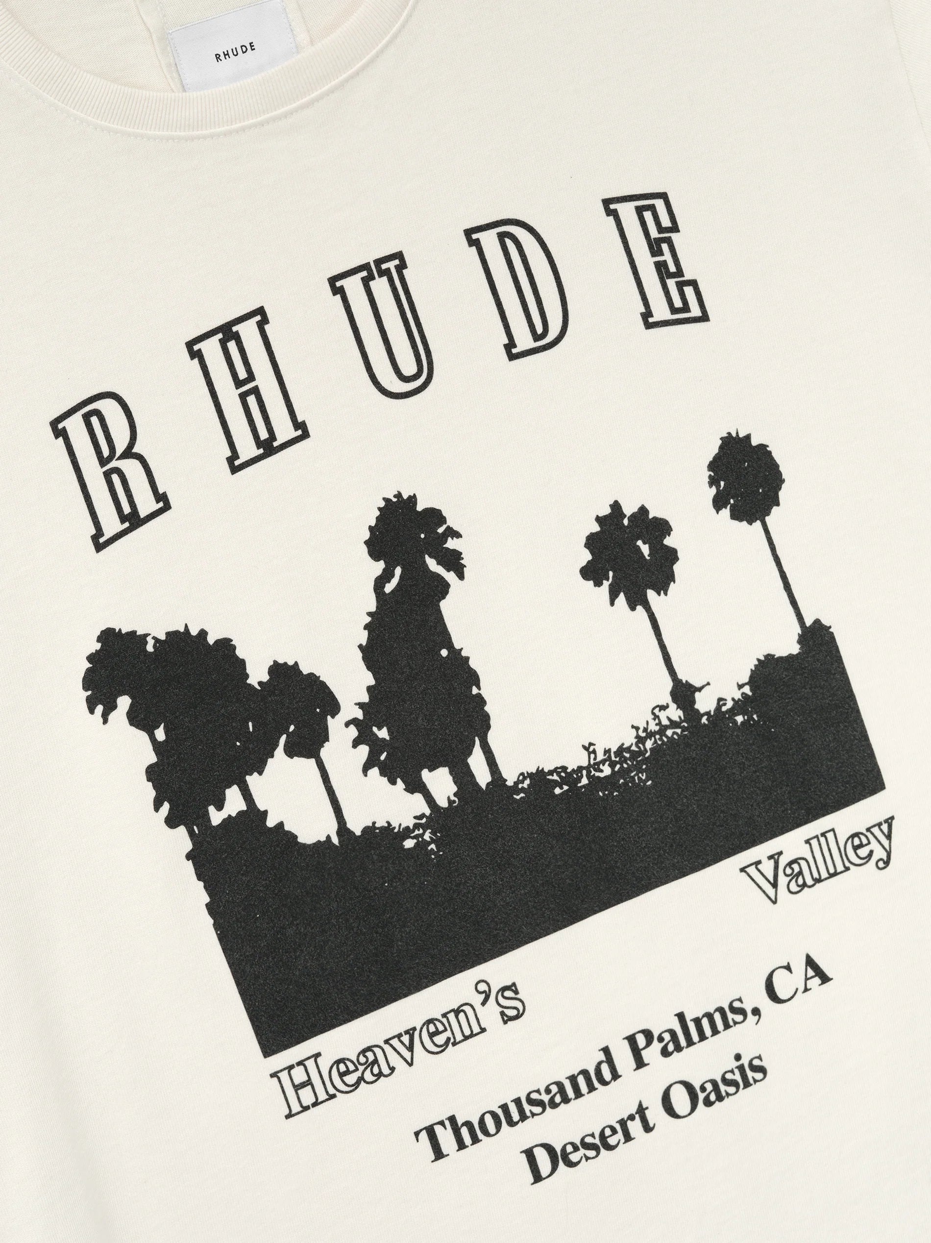 Rhude 'Thousand Palms' T-Shirt- White