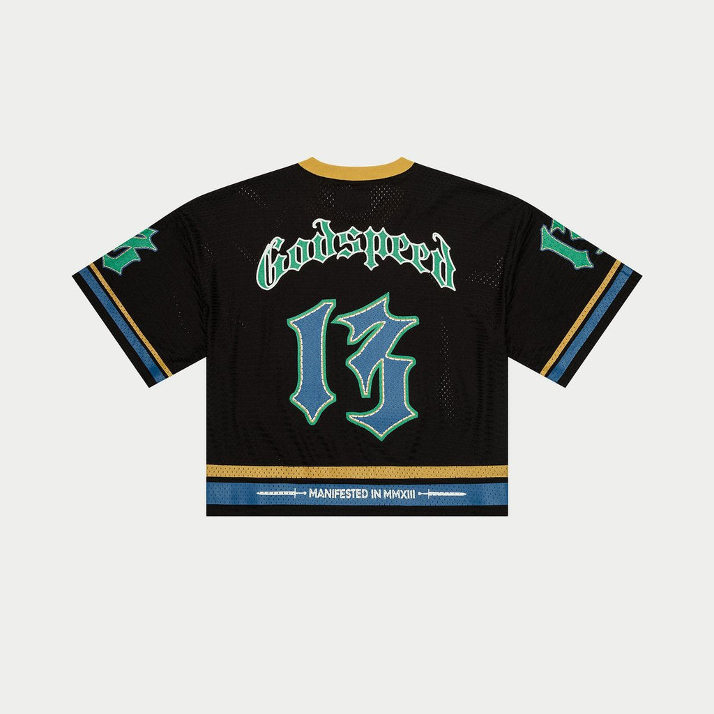 Godspeed 'First Down Jersey' T-Shirt- Black