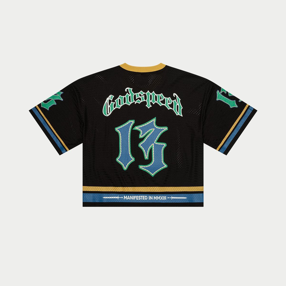 Godspeed 'First Down Jersey' T-Shirt- Black