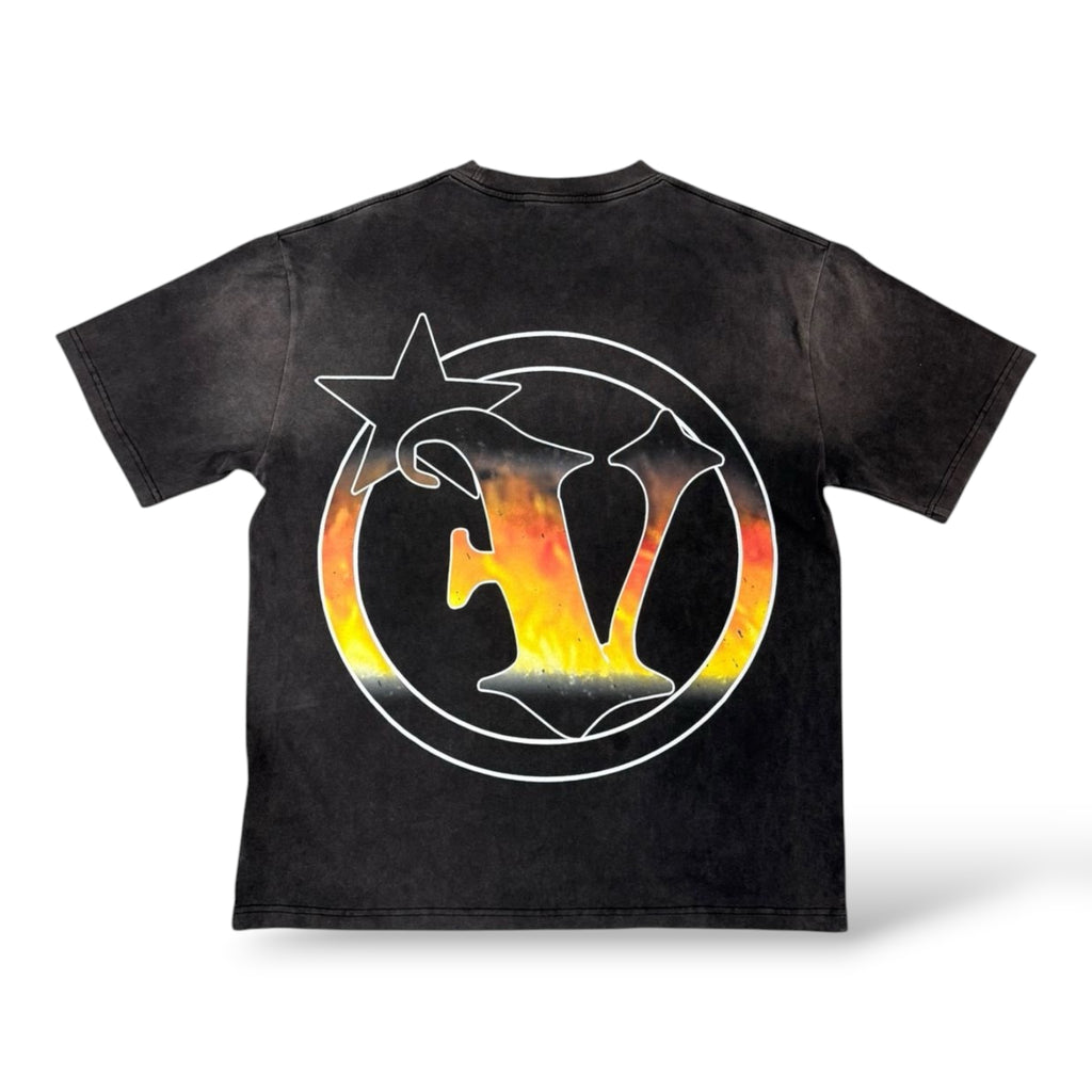VTilted 'Siege' Tee- Black Wash