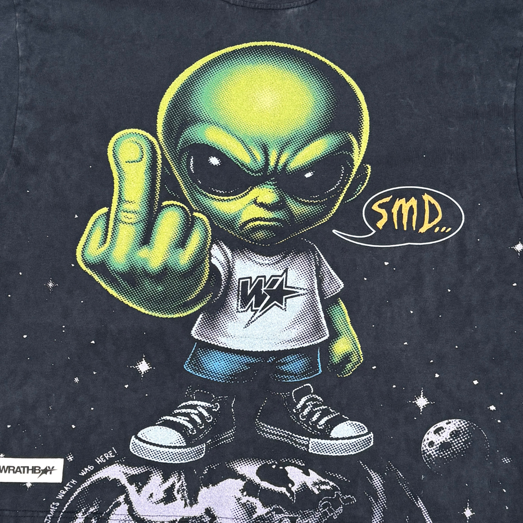 WrathBoy Ufo T-Shirt-Black