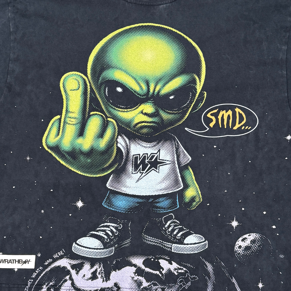 WrathBoy Ufo T-Shirt-Black