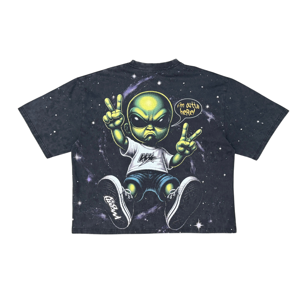 WrathBoy Ufo T-Shirt-Black
