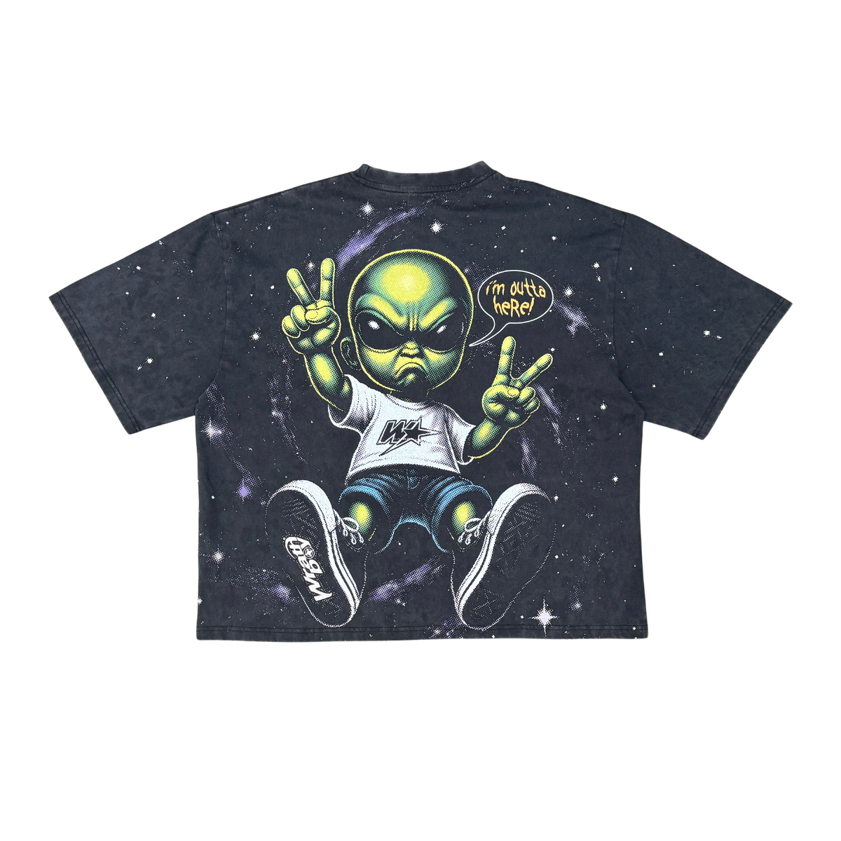 WrathBoy Ufo T-Shirt-Black