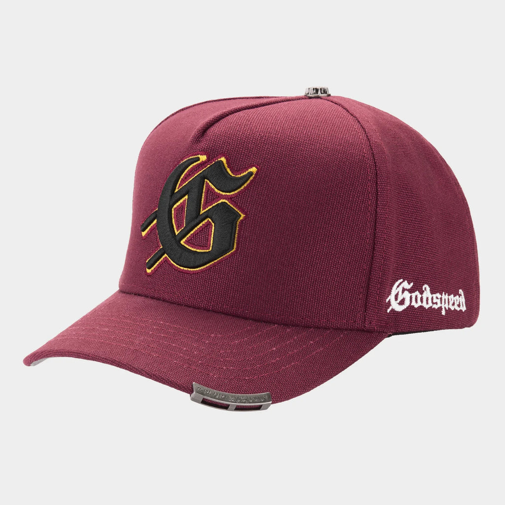 GodSpeed Insignia Hat- Red/Wine