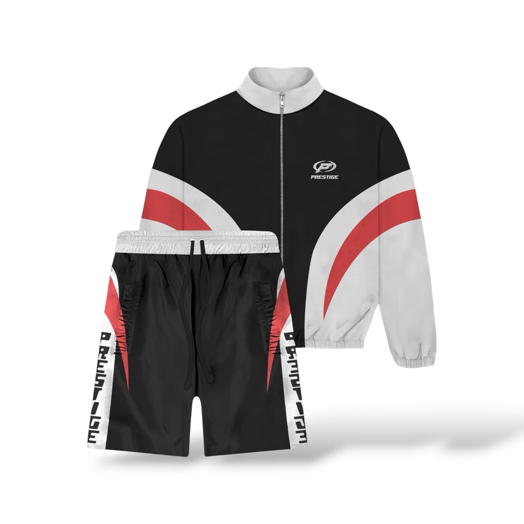 Prestige 'Nylon' Jacket- Red