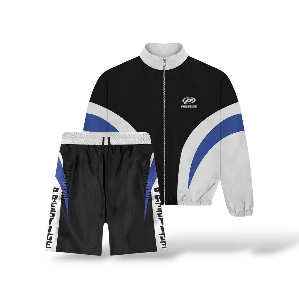 Prestige 'Nylon' Jacket- Blue