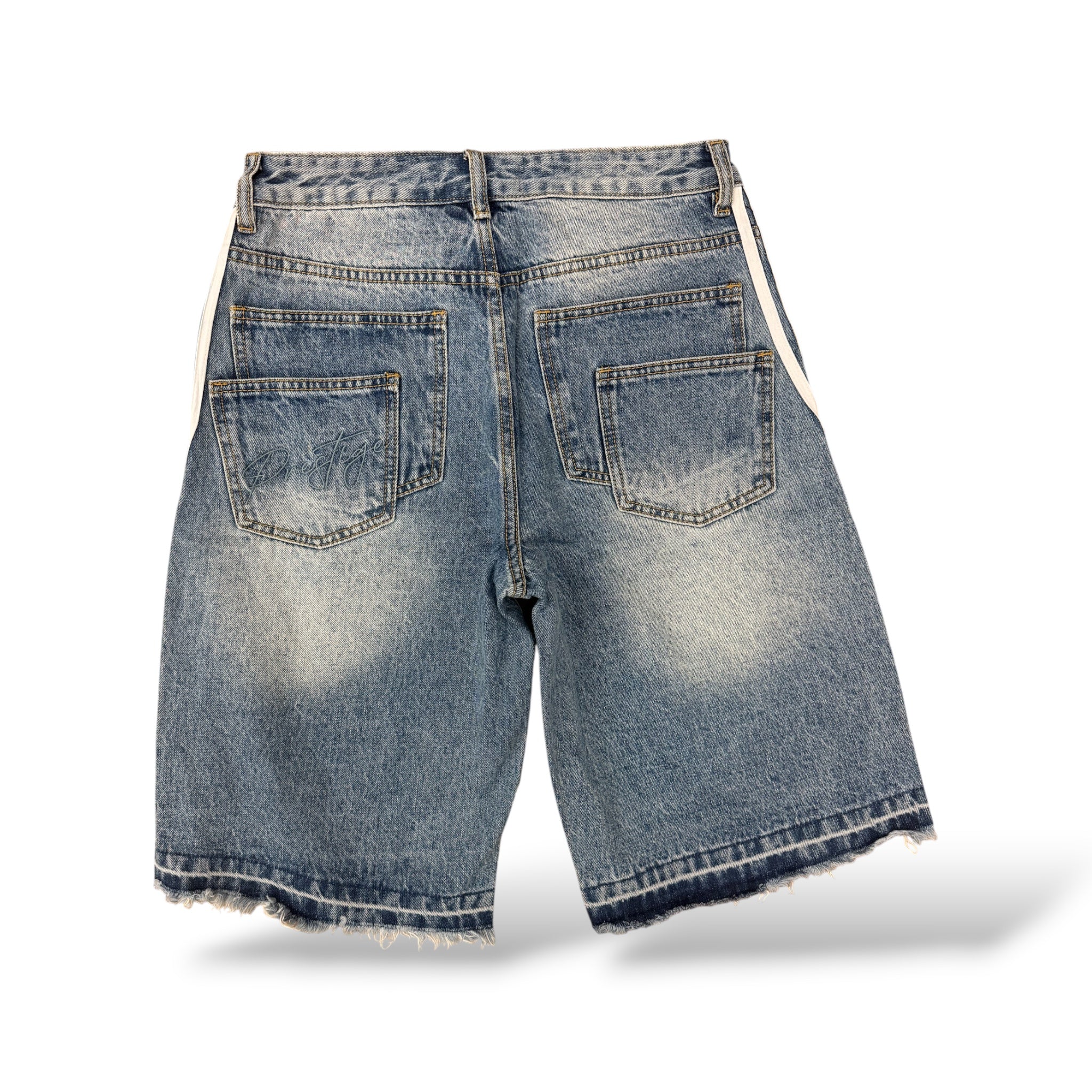 Prestige 'Striped' Jorts- Blue