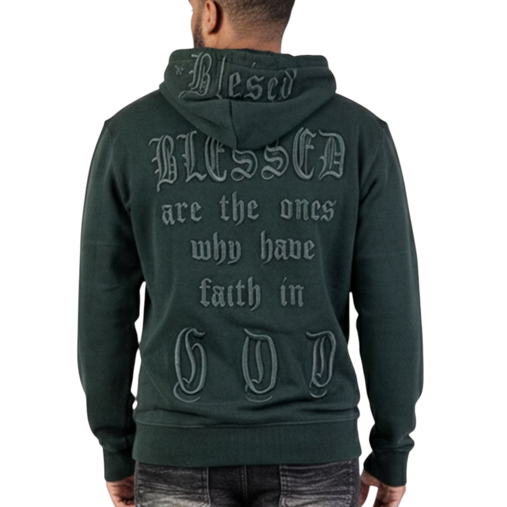 Dzatr 'Blessed' Hoodie- Olive