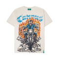 Campus 'Chopper' T-Shirt- Cream