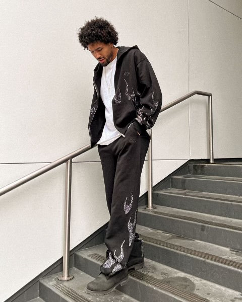 EPTM Metal Flame Pants- Black