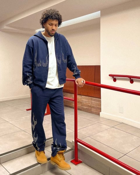 EPTM Metal Flame Pants- Navy
