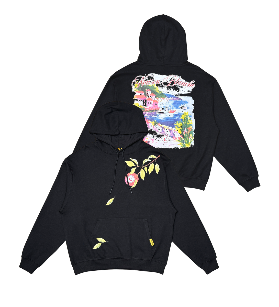 Civilized ‘Nature Maison Blanche’ Hoodie- Black