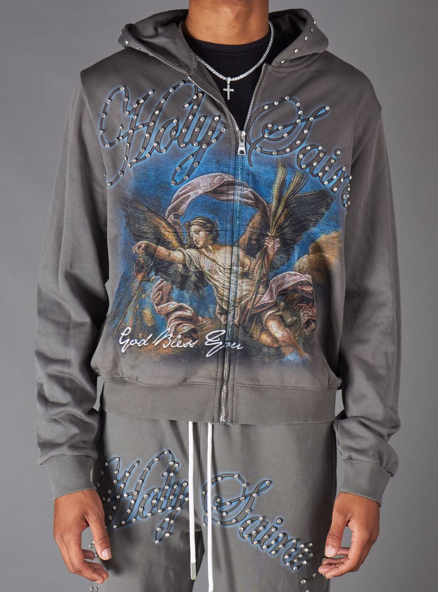 Politics San Hoodie- Grey