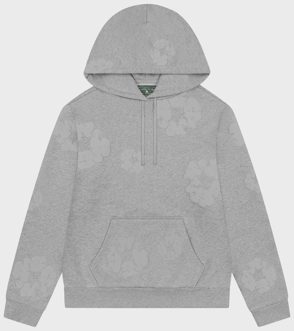 Denim Tears Mono Cotton Wreath Hoodie ‘Grey’