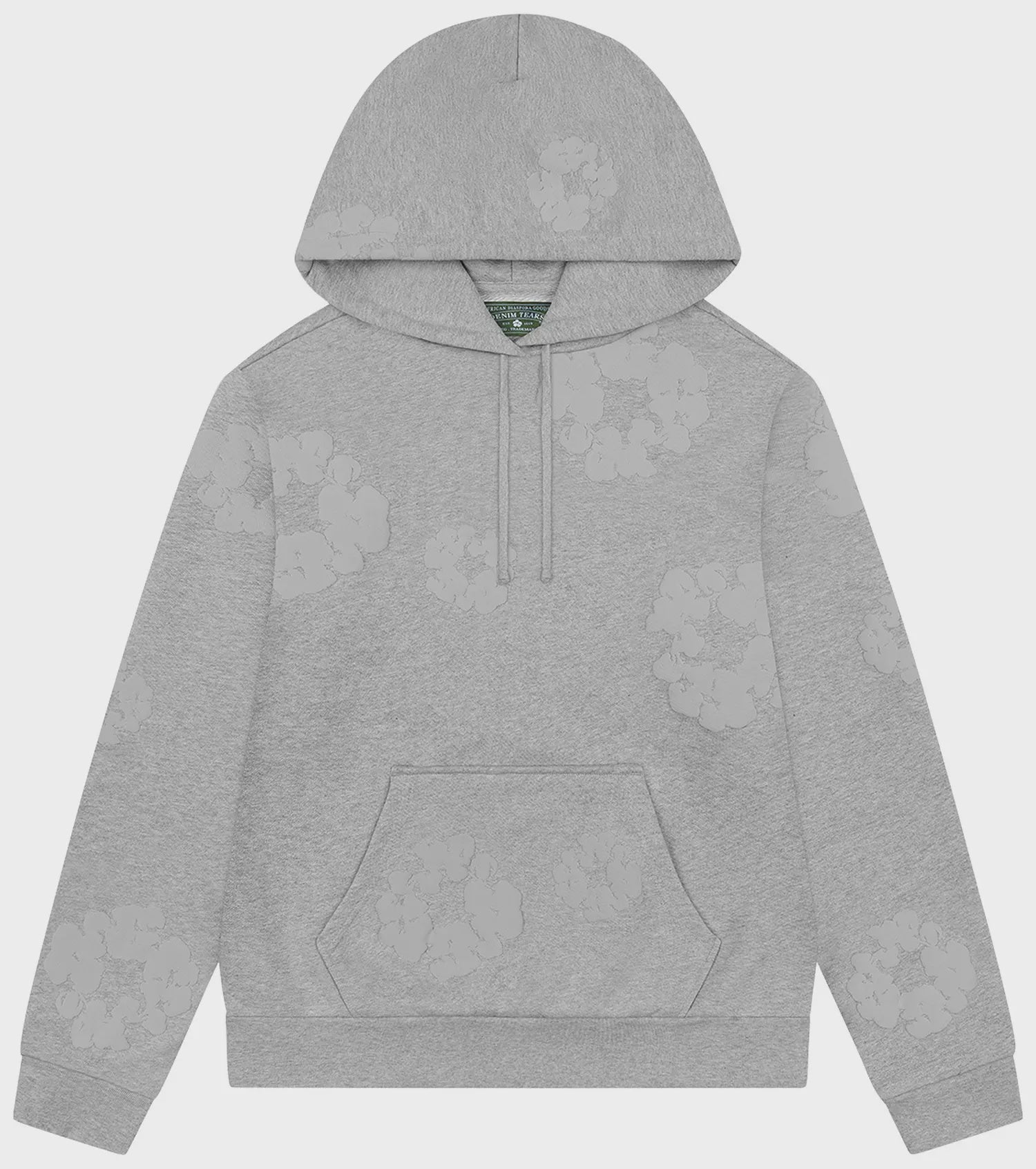 Denim Tears Mono Cotton Wreath Hoodie ‘Grey’