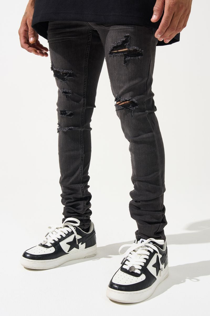 Serenede 'Shadow 33' Skinny Jeans- Coal