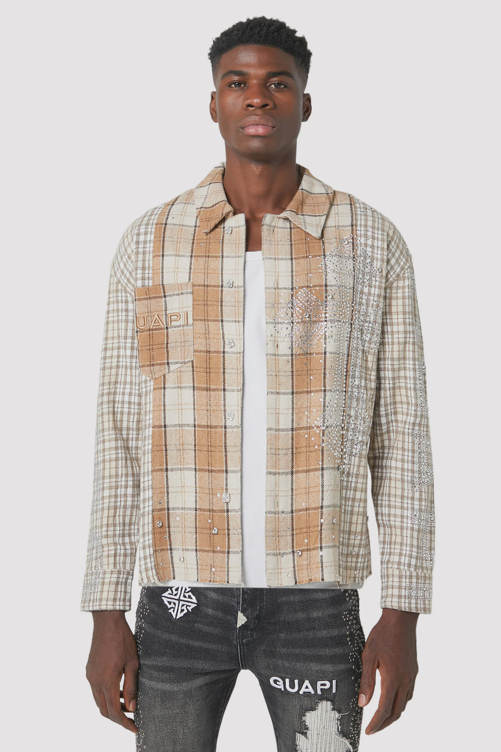 Guapi CREAM CROSS FLANNEL