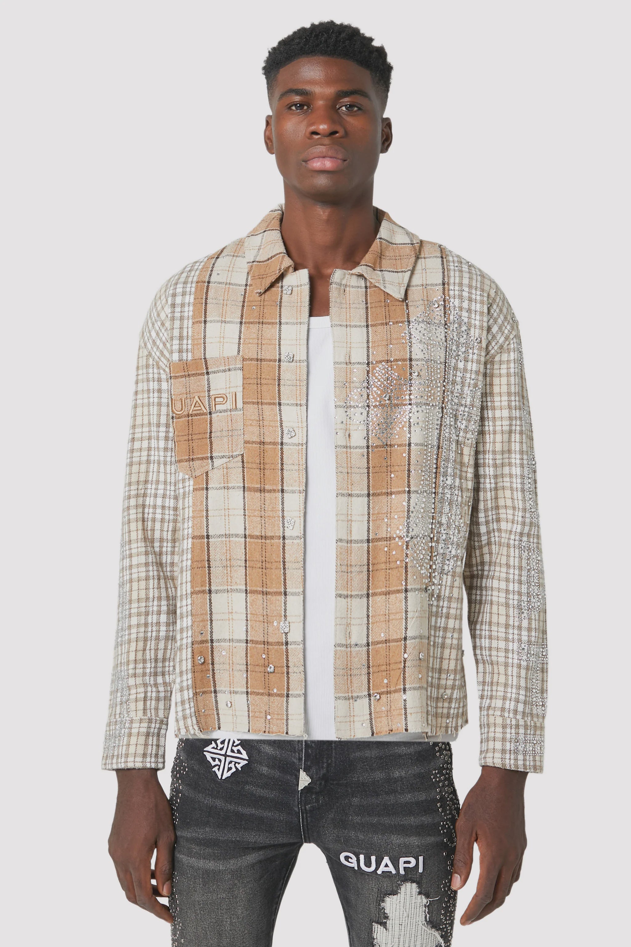 Guapi CREAM CROSS FLANNEL