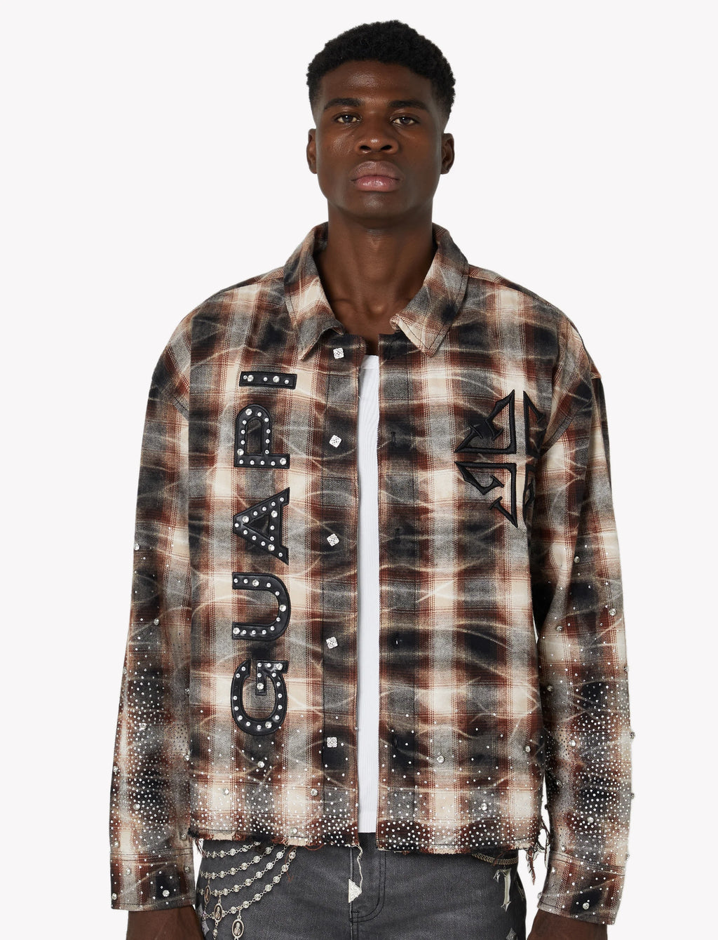 Guapi MOCHA RHINESTONE FLANNEL