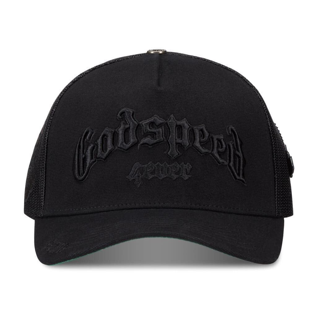 Godspeed Forever Trucker Hat- Vanta Black