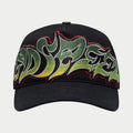 Godspeed Neo Trucker Hat- Black/Yellow/Red