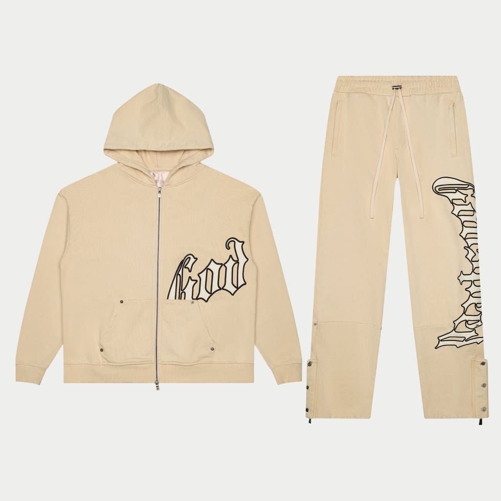Godspeed OG Logo Hoodie V2- Cream/Bone
