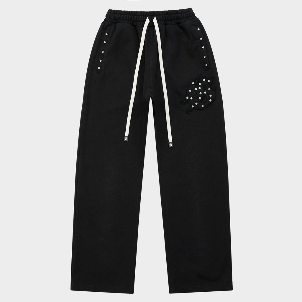 Godspeed Symmetric Studded Sweatpants V2- Black