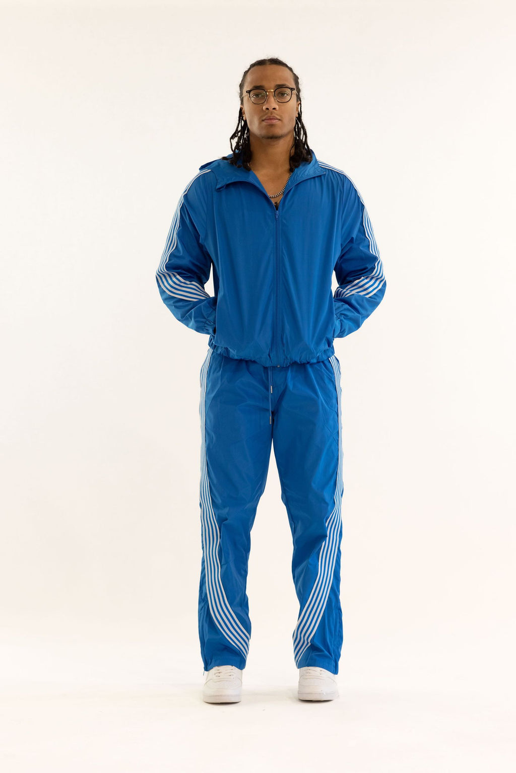 Kindred Nylon Striped Set- Blue