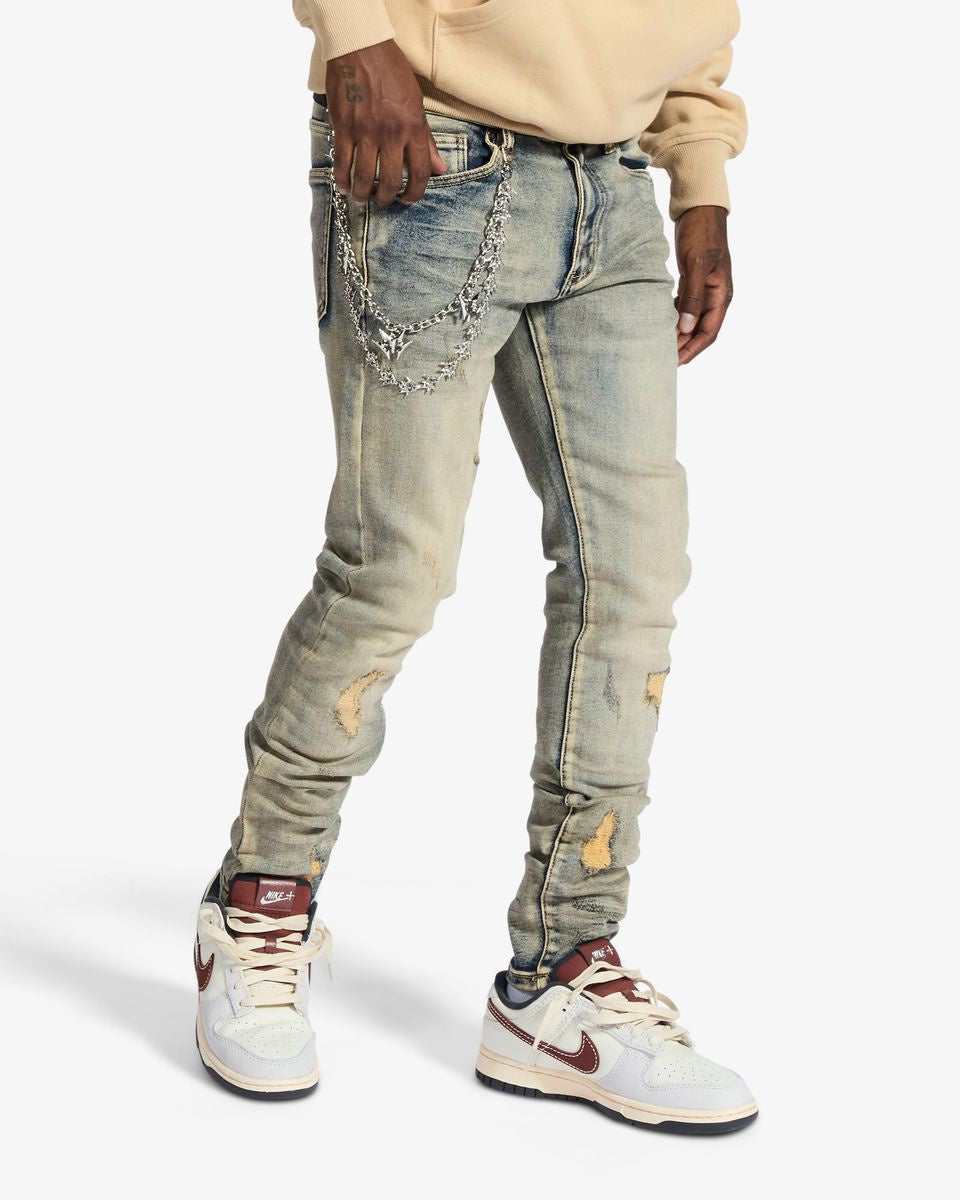 Melee ‘Saladin’ Skinny Jeans - Earth Wash